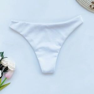 White bathing suit bottoms